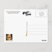 Schöne Frauen spielen mit Perlen Postkarte (Rückseite)