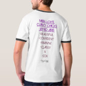 Schöne Frauen T-Shirt (Rückseite)