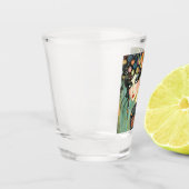 Schöne Frauen und Katzenschussglas Schnapsglas (Links)