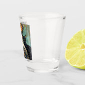 Schöne Frauen und Katzenschussglas Schnapsglas (Rechts)