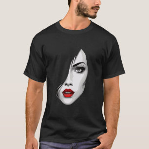 Schöne Frauenkulisse Kunst, Dichtung und Musik Ate T-Shirt