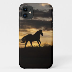 Schöne Free Horse Sunset Silhouette Case-Mate iPhone Hülle