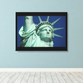 Schöne Freiheitsstatue Leinwanddruck (Insitu (Holzboden))