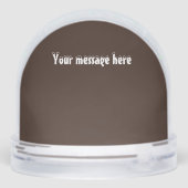 Schöne Freude an der Welt Angel hinzufügen Nachric Schneekugeln (Rückseite)