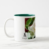 Schöne Freund-Rosen-Tasse Zweifarbige Tasse (Links)