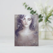 Schöne Friedliche Frau Postkarte (Stehend Vorderseite)