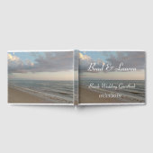 Schöne Friedliche Hochzeit am Strand Gästebuch (Voll)