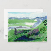 Schöne friedliche Landschaft Postkarte (Vorne/Hinten)