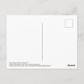 Schöne friedliche Landschaft Postkarte (Rückseite)