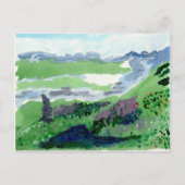 Schöne friedliche Landschaft Postkarte (Vorderseite)