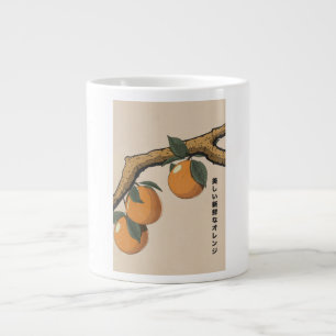 Schöne frische Orangen Jumbo-Tasse