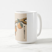 Schöne frische Orangen Kaffeetasse (VorderseiteRechts)