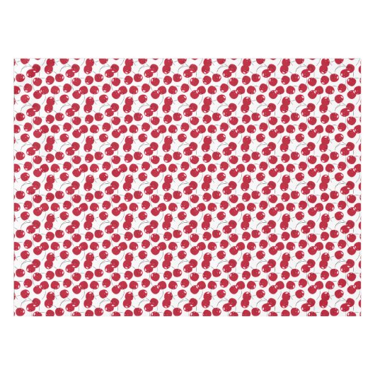 Schöne frische Red Cherry Themed Tischdecke (Vorderseite (Horizontal))