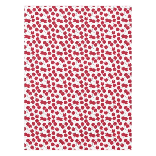 Schöne frische Red Cherry Themed Tischdecke (Vorderseite)