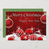 Schöne frohe Weihnachten (Vorne/Hinten)