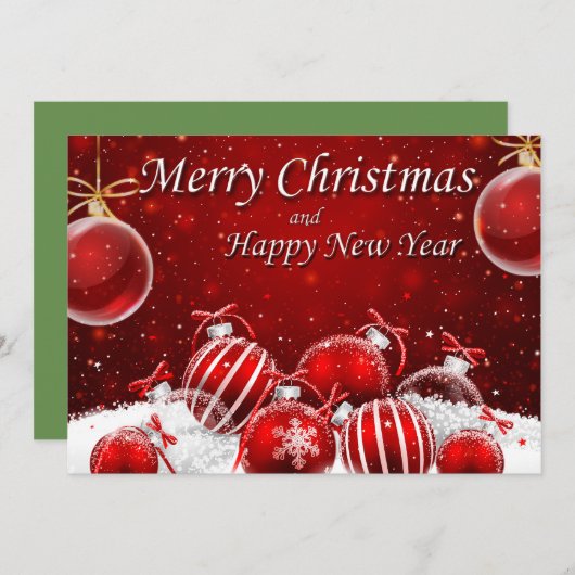 Schöne frohe Weihnachten (Vorne/Hinten)