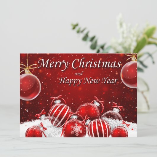 Schöne frohe Weihnachten (Stehend Vorderseite)