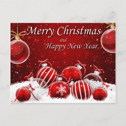 Schöne frohe Weihnachten (Vorderseite)