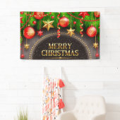 Schöne frohe Weihnachten Banner (Insitu)