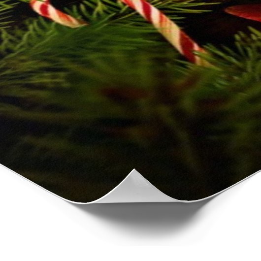 Schöne frohe Weihnachten Poster (Ecke)