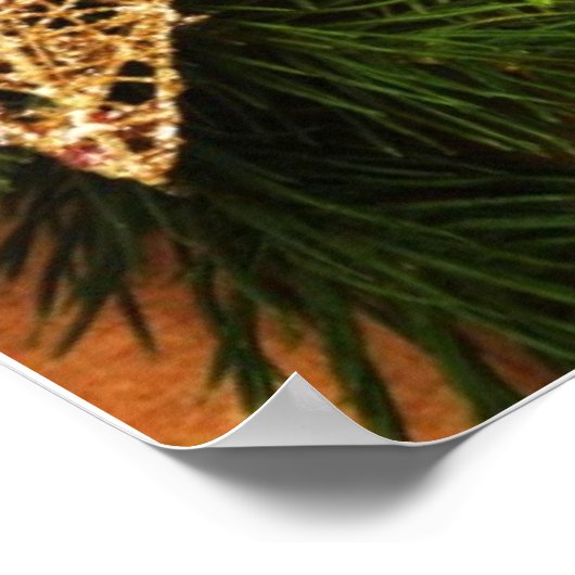 Schöne frohe Weihnachten Poster (Ecke)