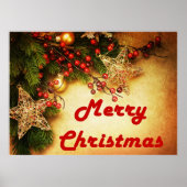 Schöne frohe Weihnachten Poster (Vorne)