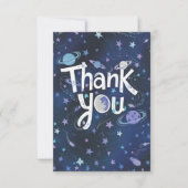 Schöne, fröhliche Himmelsfeier Dankeskarte (Vorderseite)