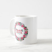 Schöne fröhliche Weihnachtsfeiertage Tasse (Vorderseite Links)