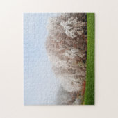 Schöne Frostbaume Österreich Landschaft Puzzle (Vertikal)