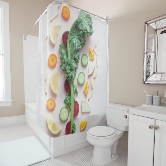 Schöne Früchte Duschvorhang (Beispiel)