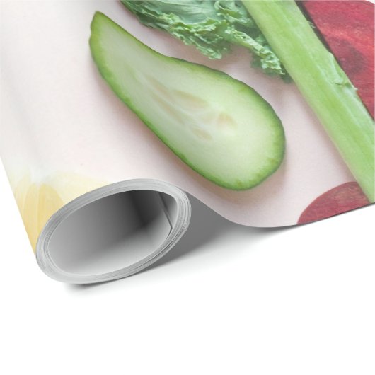 Schöne Früchte Geschenkpapier (Rolleneckpunkt)