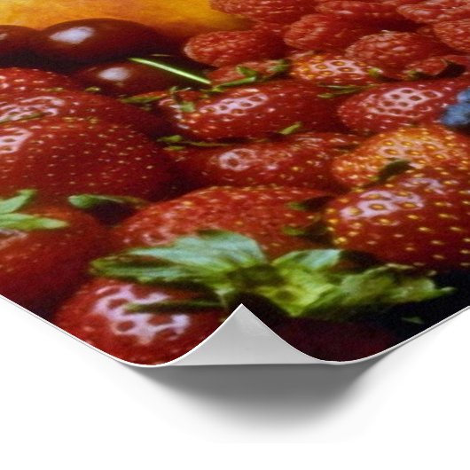 Schöne Früchte Poster (Ecke)