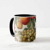 Schöne Früchte und Blume im französischen Stil Tasse (Vorderseite Links)