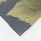 Schöne Früchte und Blume. Vintager französischer S Fleecedecke (Ecke)