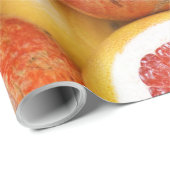 Schöne Früchte und Gemüse Geschenkpapier (Rolleneckpunkt)