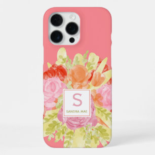 Schöne Frühlings-Dänische Pastell-Blumen-Aquarell- iPhone 16 Pro Max Hülle