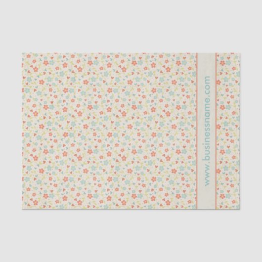 Schöne Frühlings-Vintage-Blumen Seidenpapier (Vorderseite)