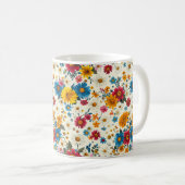 Schöne Frühlingsbäckerei Giro Wildblumen Kaffeetasse (VorderseiteRechts)