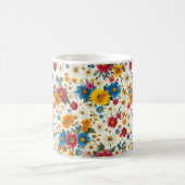 Schöne Frühlingsbäckerei Giro Wildblumen Kaffeetasse (Mittel)