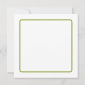 Schöne Frühlingsblumen Mitteilungskarte (Rückseite)