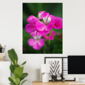 Schöne Frühlingsblumen Poster (Heimbüro)