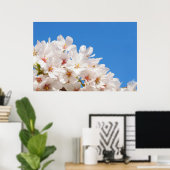 Schöne Frühlingsblumen Poster (Heimbüro)