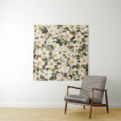 Schöne Frühlingsblüte mit blühenden Zweigen Wandteppich (Beispiel)