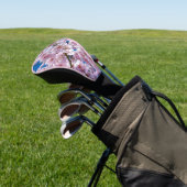 Schöne Frühlingsblüten Golf Headcover (In SItu)
