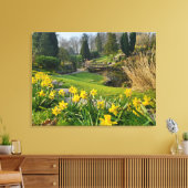Schöne Frühlingsdaffodien Leinwanddruck (Insitu (Wohnzimmer))
