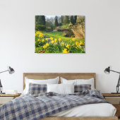 Schöne Frühlingsdaffodien Leinwanddruck (Insitu (Schlafzimmer))