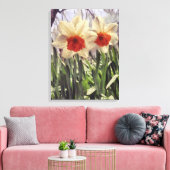 Schöne Frühlingsfarbe gestrichen Daffodil-Blume Leinwanddruck (Insitu (Wohnzimmer))