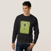 Schöne Frühlingsfarben mit Dreamy Dandelion und Fl Sweatshirt (Vorne ganz)