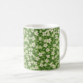 Schöne Frühlingsfarbenfrohe Girl-Wildblumen Kaffeetasse (VorderseiteRechts)