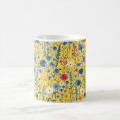 Schöne Frühlingsfarbige Mädchenhafte Wildblumen Kaffeetasse (Mittel)